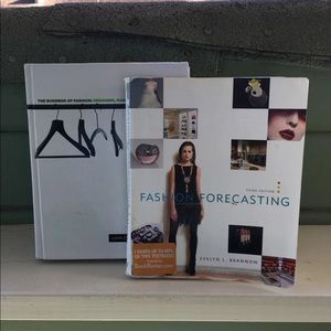 Set of 2 Fashion Textbooks- Forecasting & Business